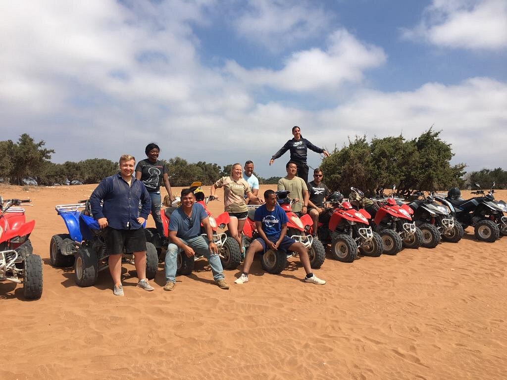 agadir quad bike in group