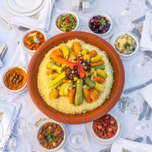 couscous and berber night show in Agadir
