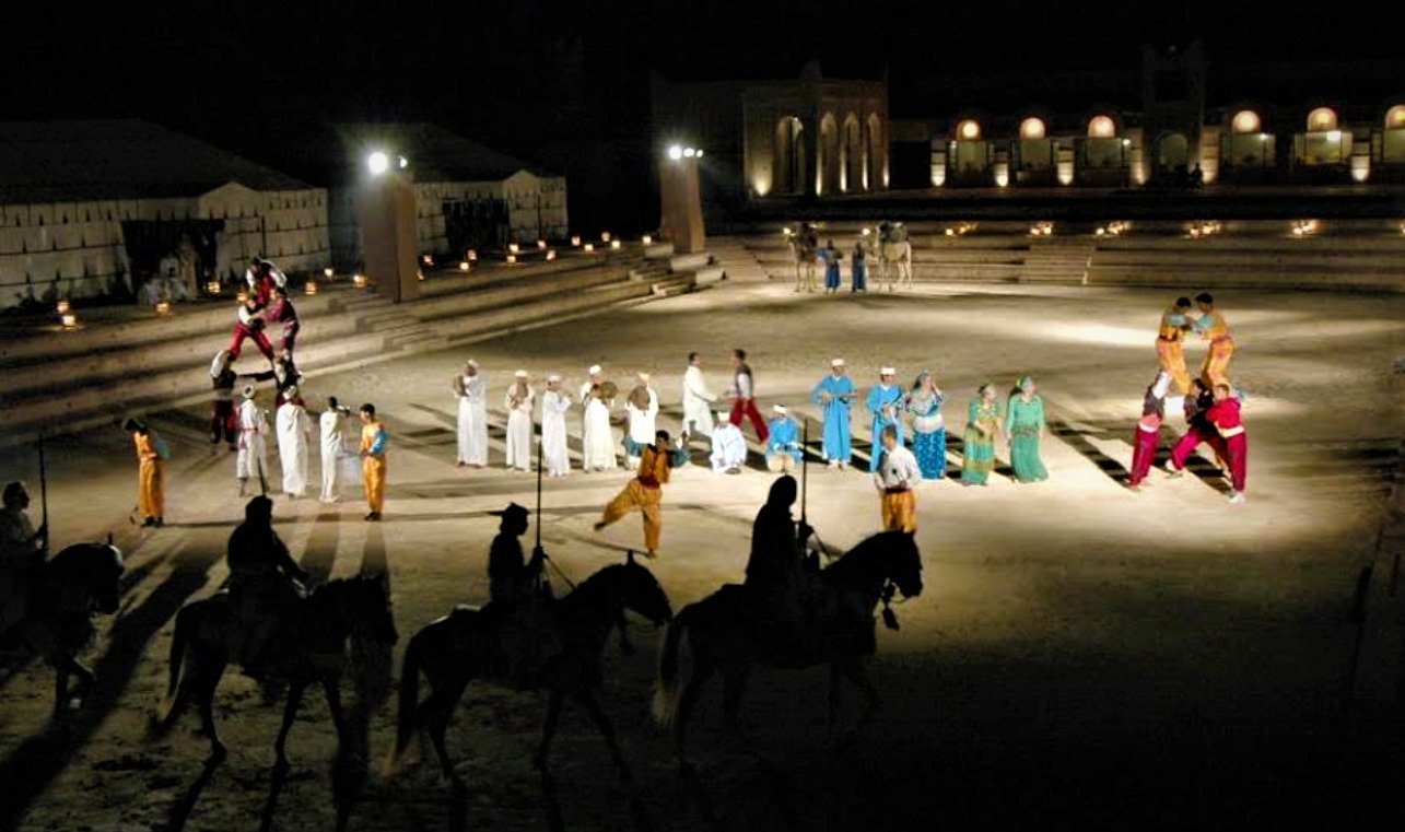 fantasia night show in Agadir